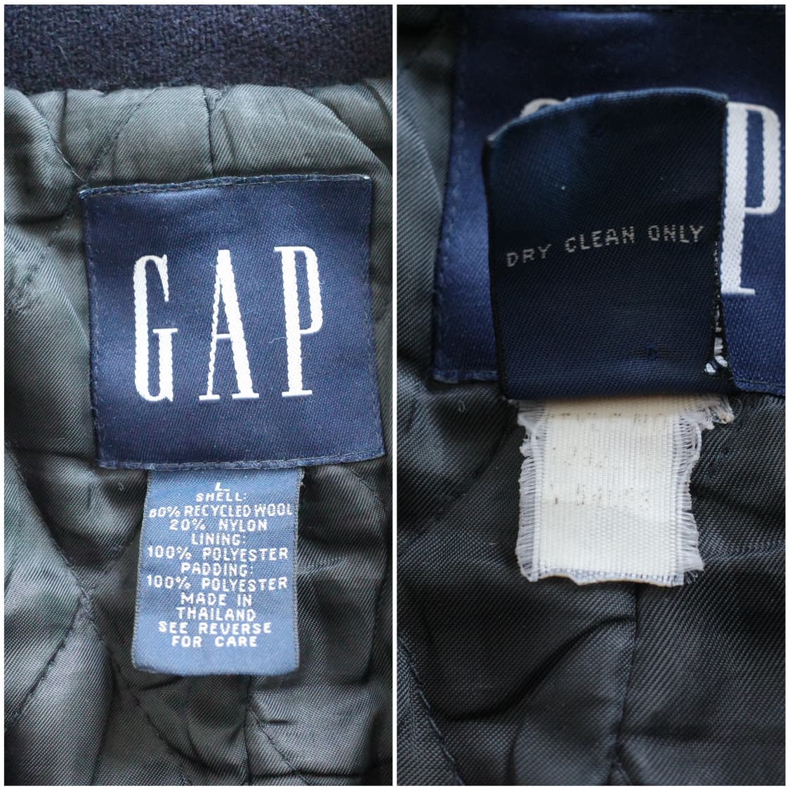 90s 올드 갭 더블 블래스트 대전형 피코트 상품이미지4