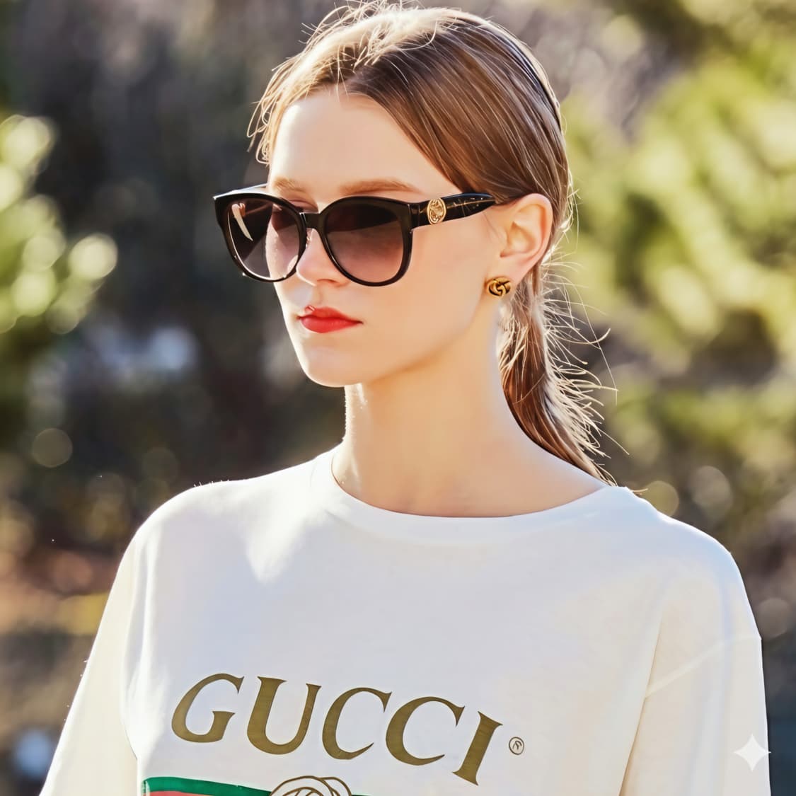 {새상품} 구찌 인터로킹 여성 선글라스 상품이미지1