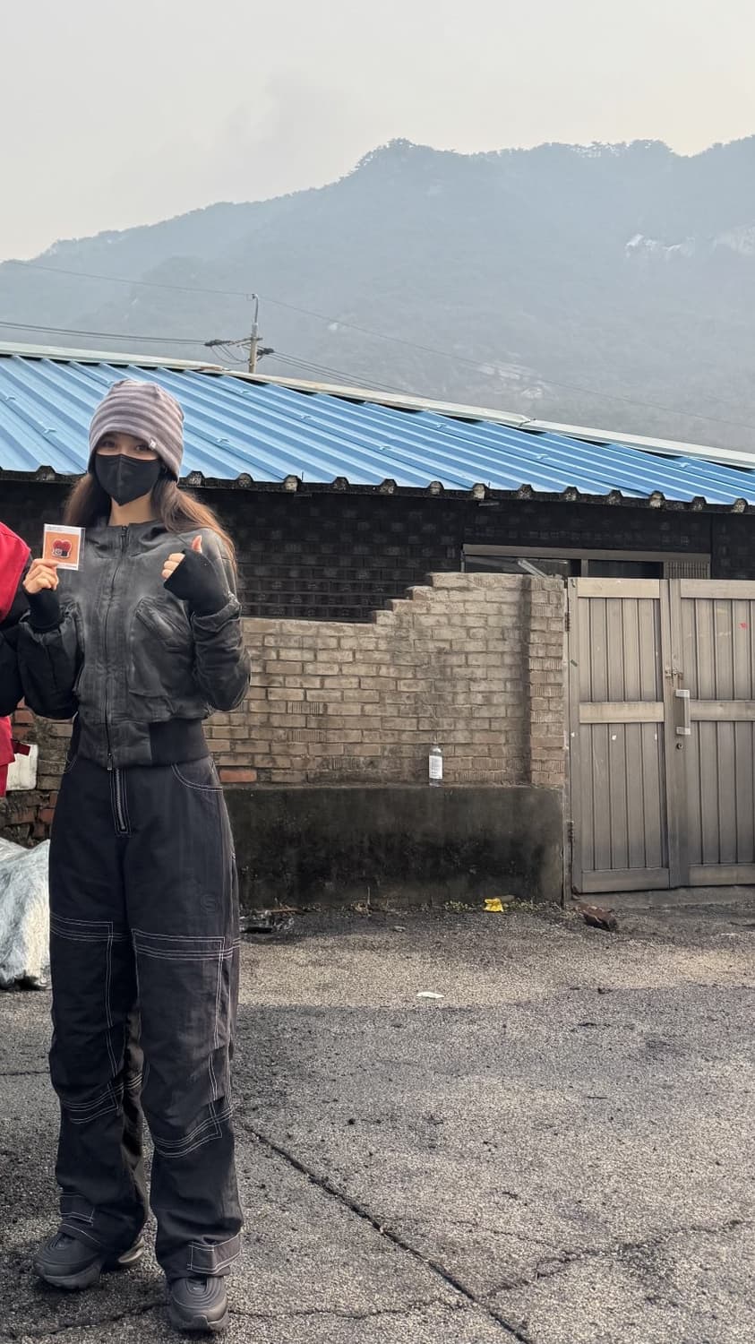 소희,다니엘 착용 코이세이오 스트라이프 비니 카키 트리밍버드 산산기어 상품이미지4