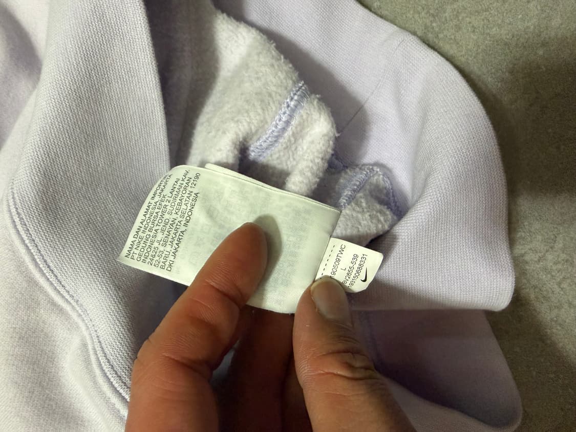 나이키 스우시 자수  스웻 후드 티셔츠  100size   상품이미지5