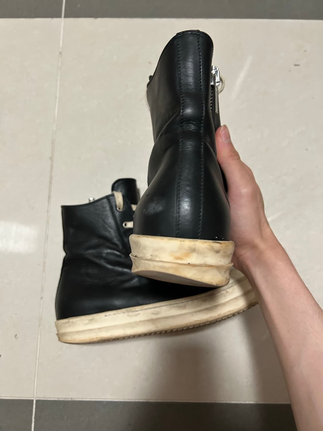 릭오웬스 라몬즈 LPO 하이 41 사이즈  상품이미지5