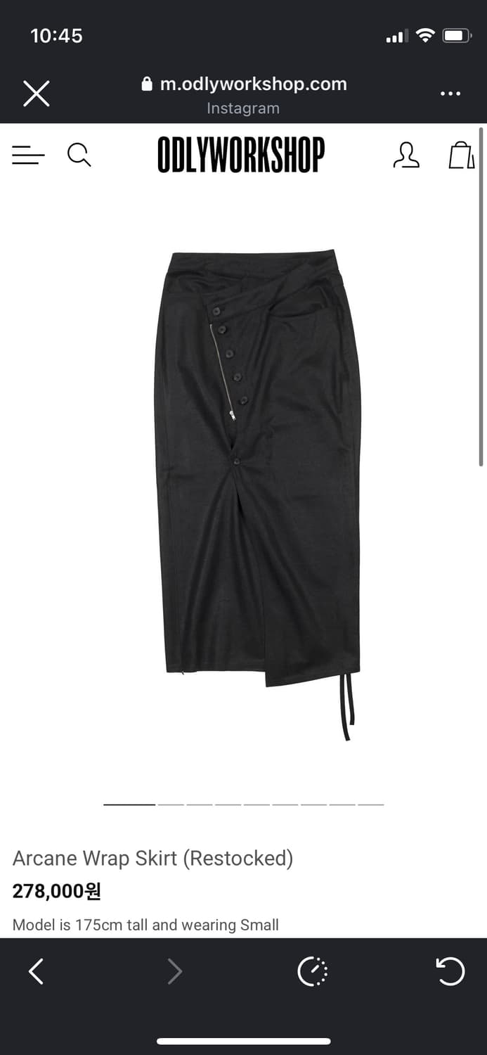오들리워크샵 스커트/현재 못구하는 상품 상품이미지1