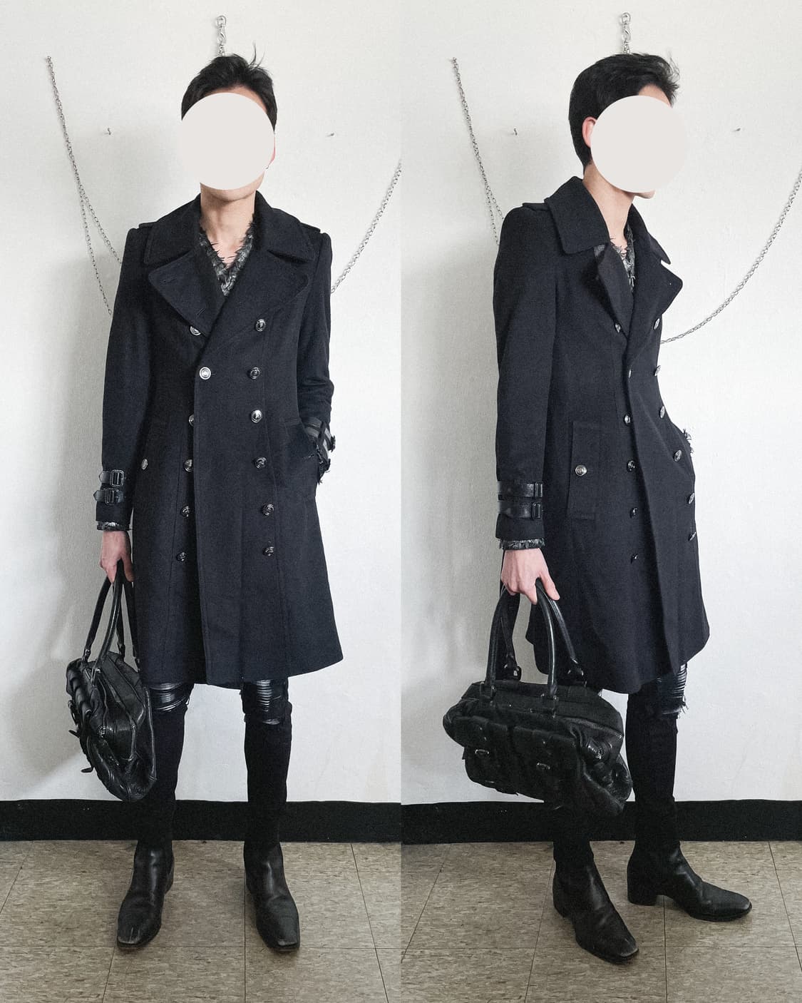 버버리 프로섬 레더슬리브버클 나폴레옹 롱코트 상품이미지2