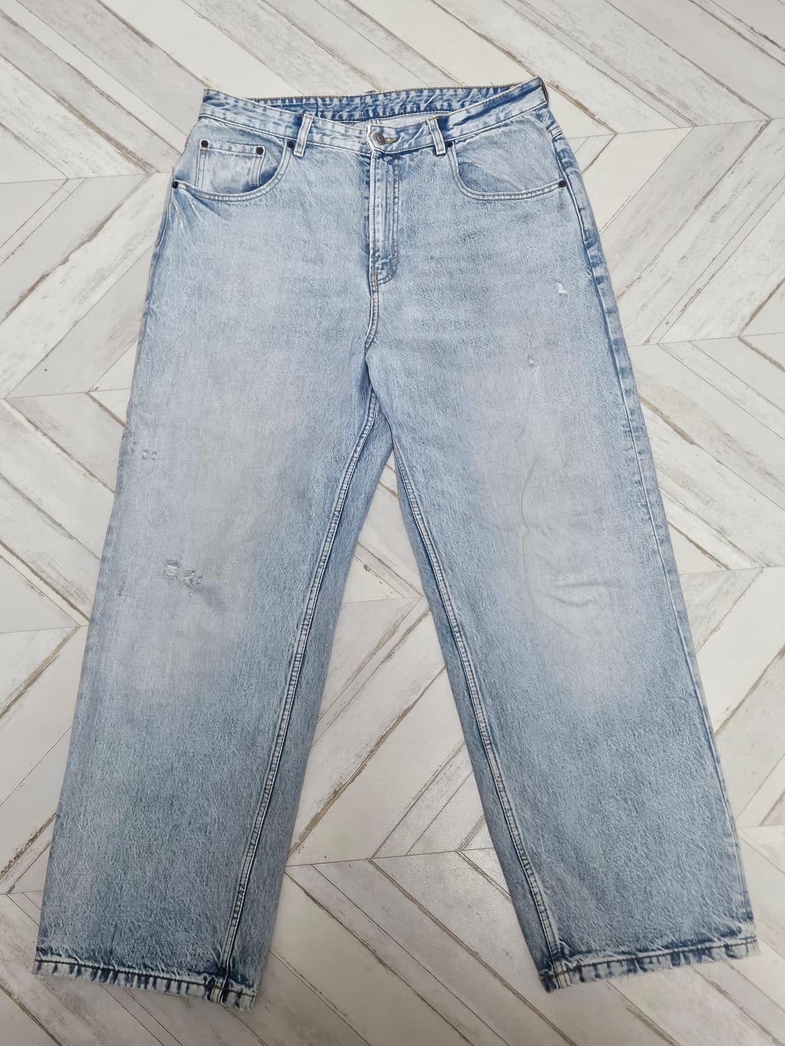 자라 배기핏 워싱진 46 상품이미지1