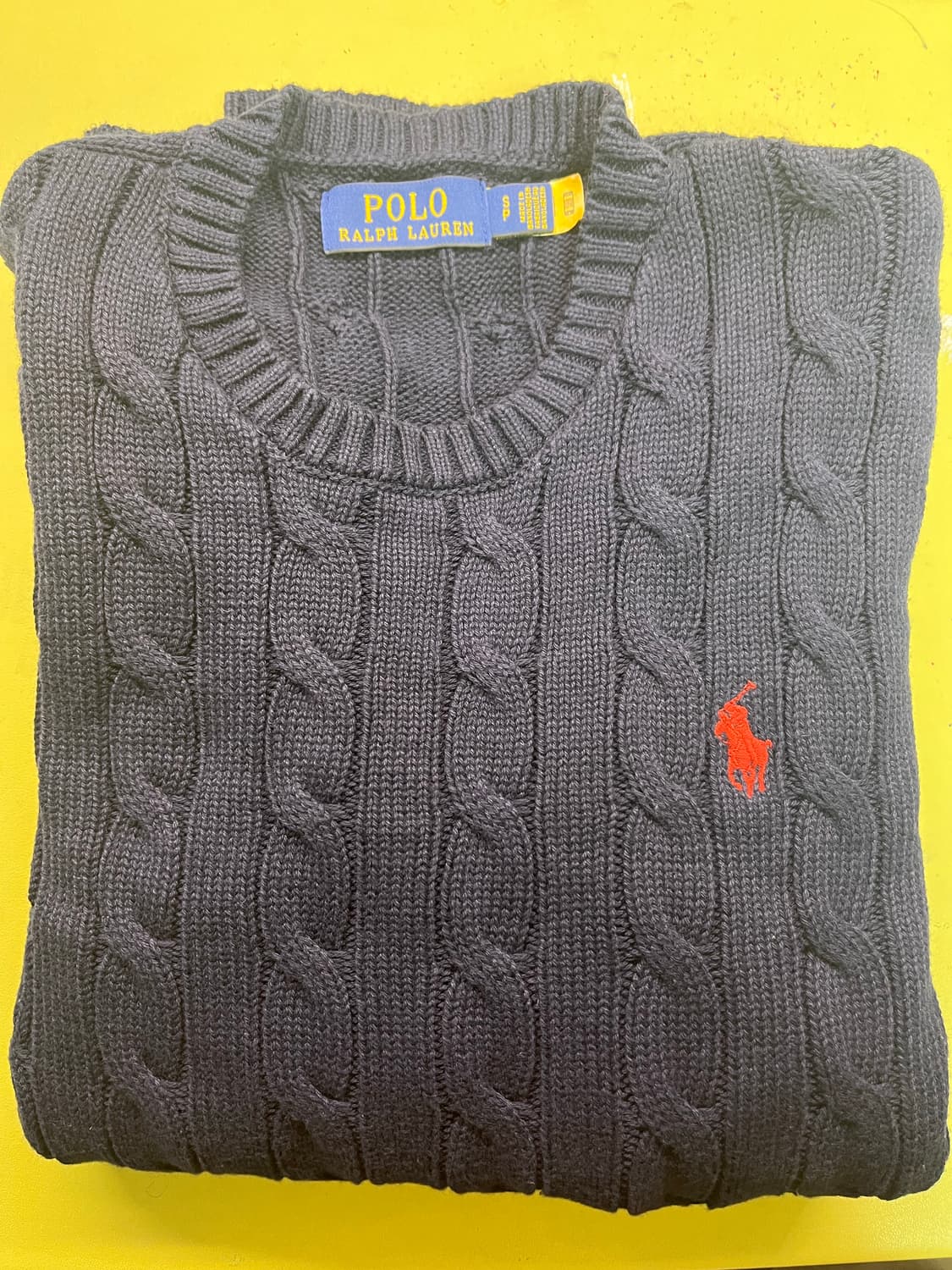 폴로 꽈배기 니트 상품이미지1