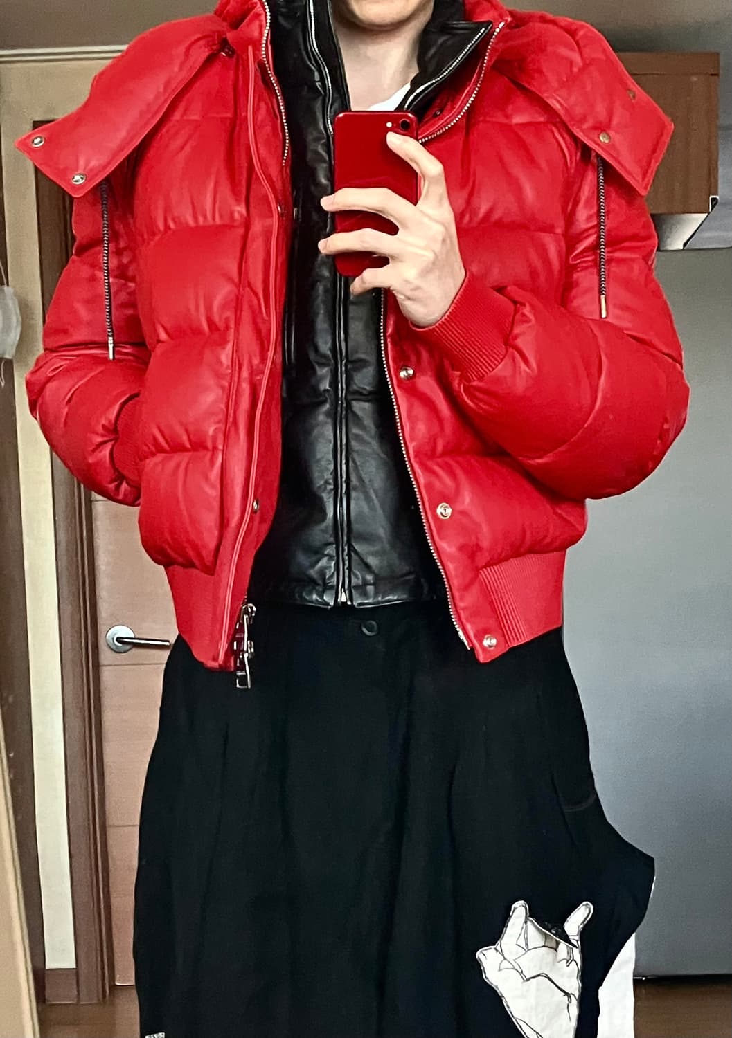 알렉산더 맥퀸 가죽 패딩 상품이미지4