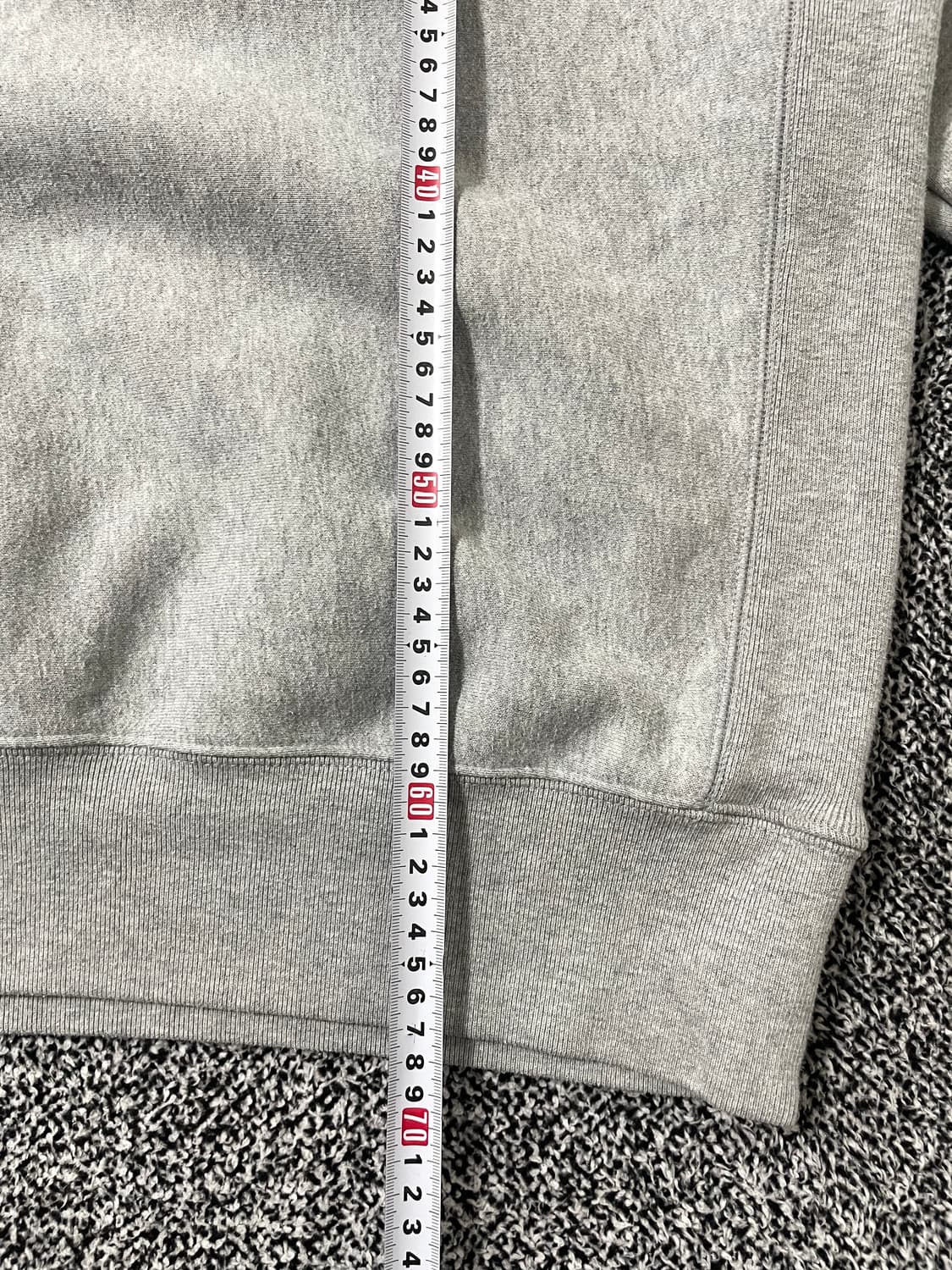 빈티지9. 챔피온 리버스위브 스몰로고 그레이 맨투맨 스웻 셔츠 단기모 상품이미지6