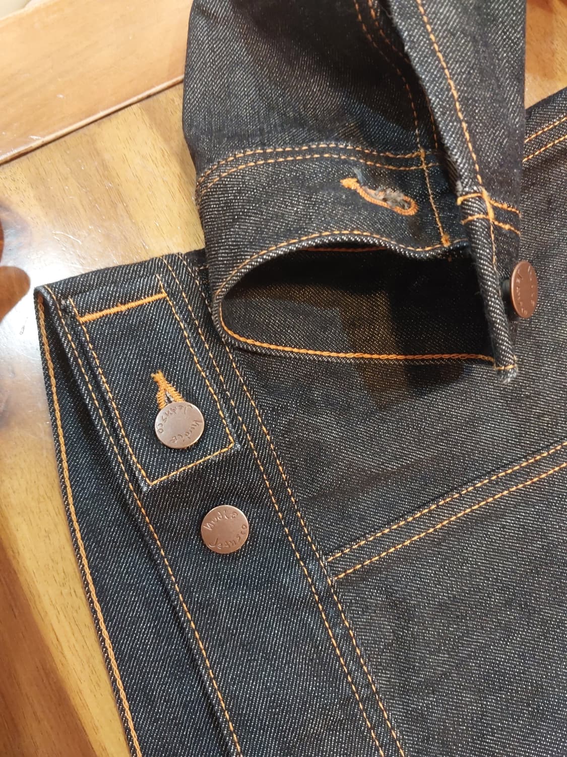 누디진 데님 자켓 M사이즈  상품이미지5