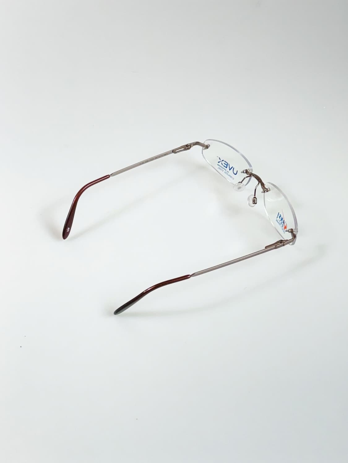 90s 독일제 UVEX 스퀘어 무테 인더스트얼 세이프티 빈티지 안경 상품이미지4