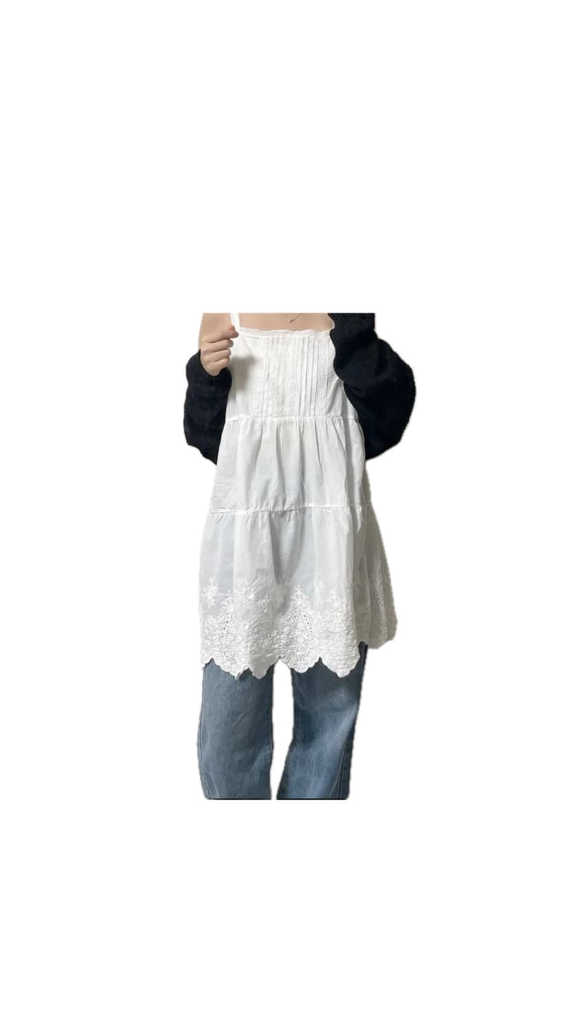 🪽 빈티지 펀칭 롱 슬리브리스 상품이미지2