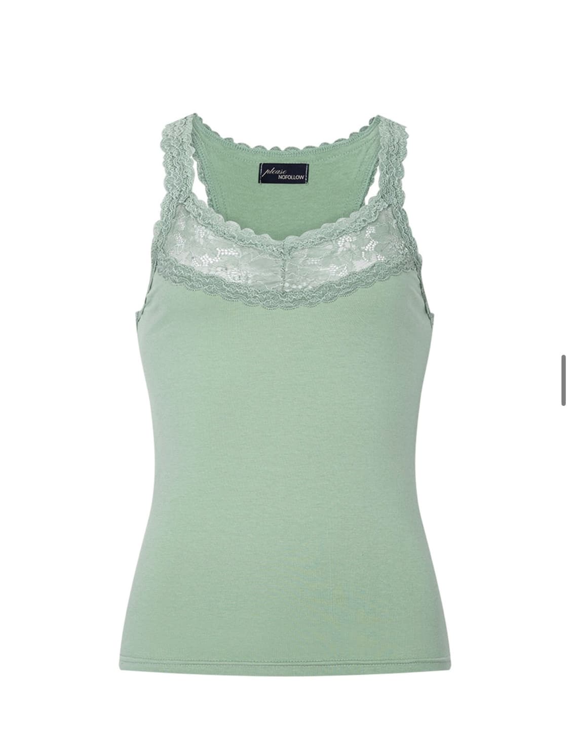 플리즈노팔로우 Zuri Lace Sleeveless Top 레이스 나시 상품이미지1