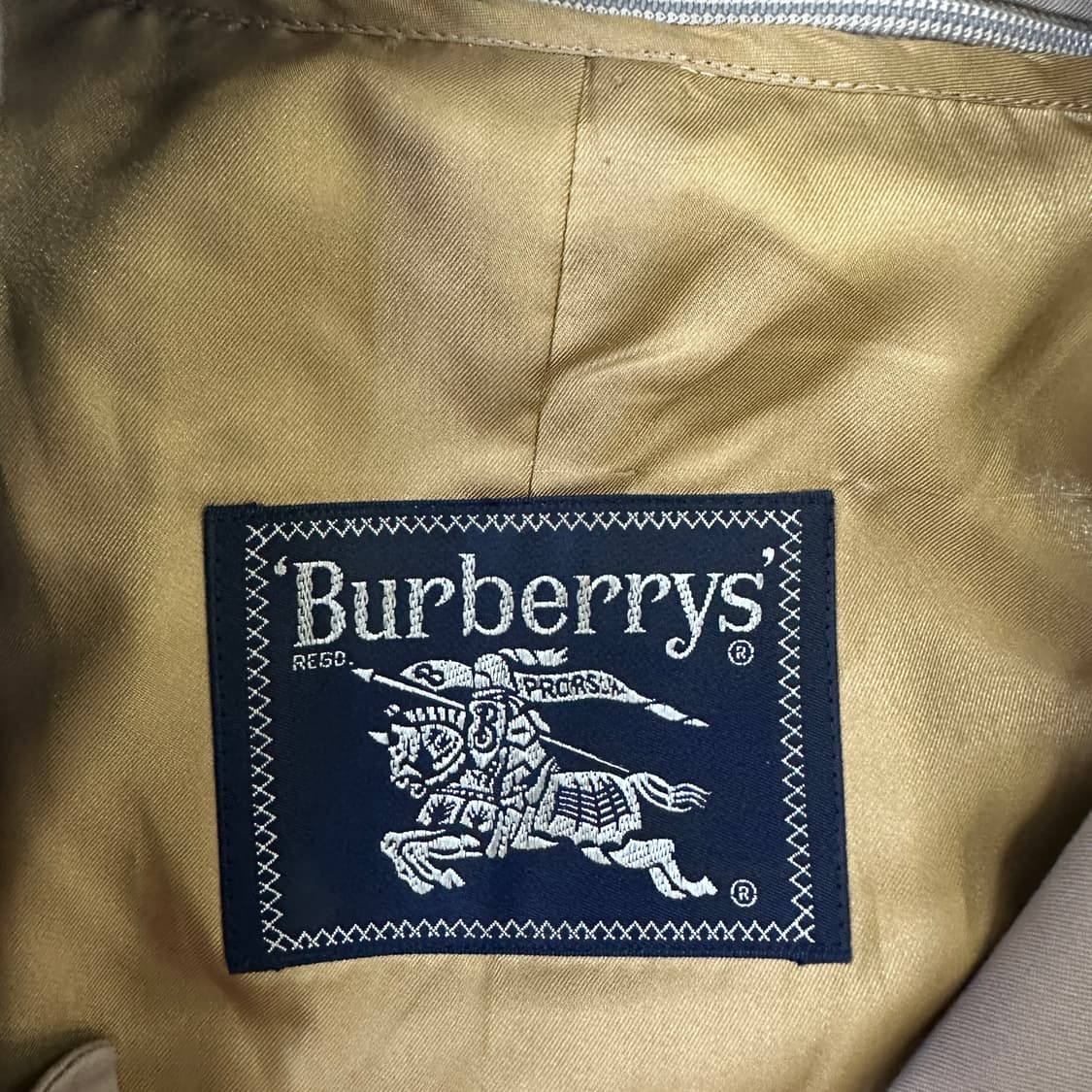 S 버버리 브라운 싱글 트렌치 코트 0326D 상품이미지2