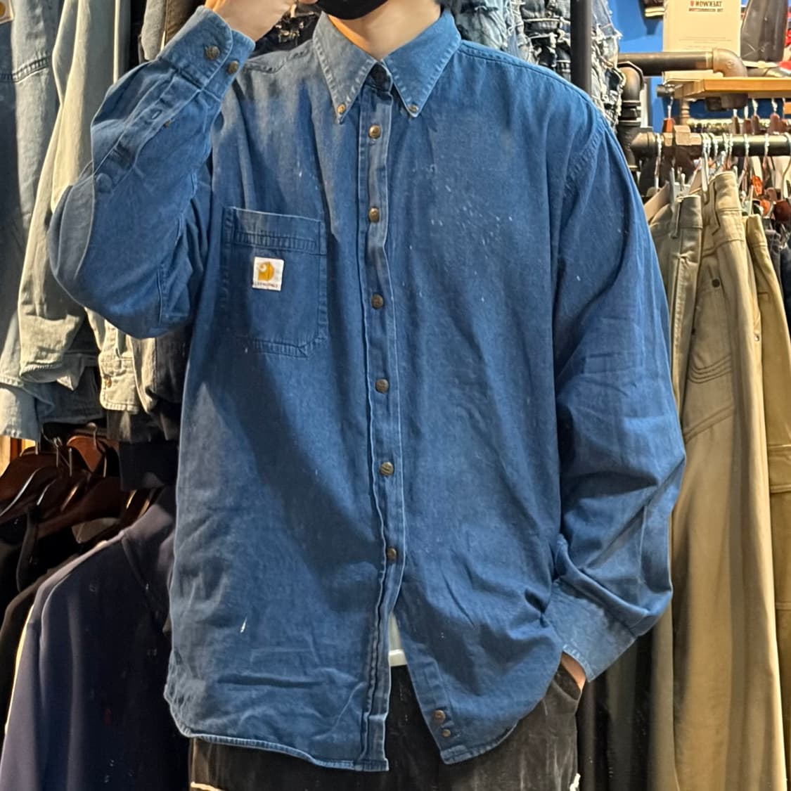 [NO.9] 칼하트 데님 긴팔셔츠 상품이미지2