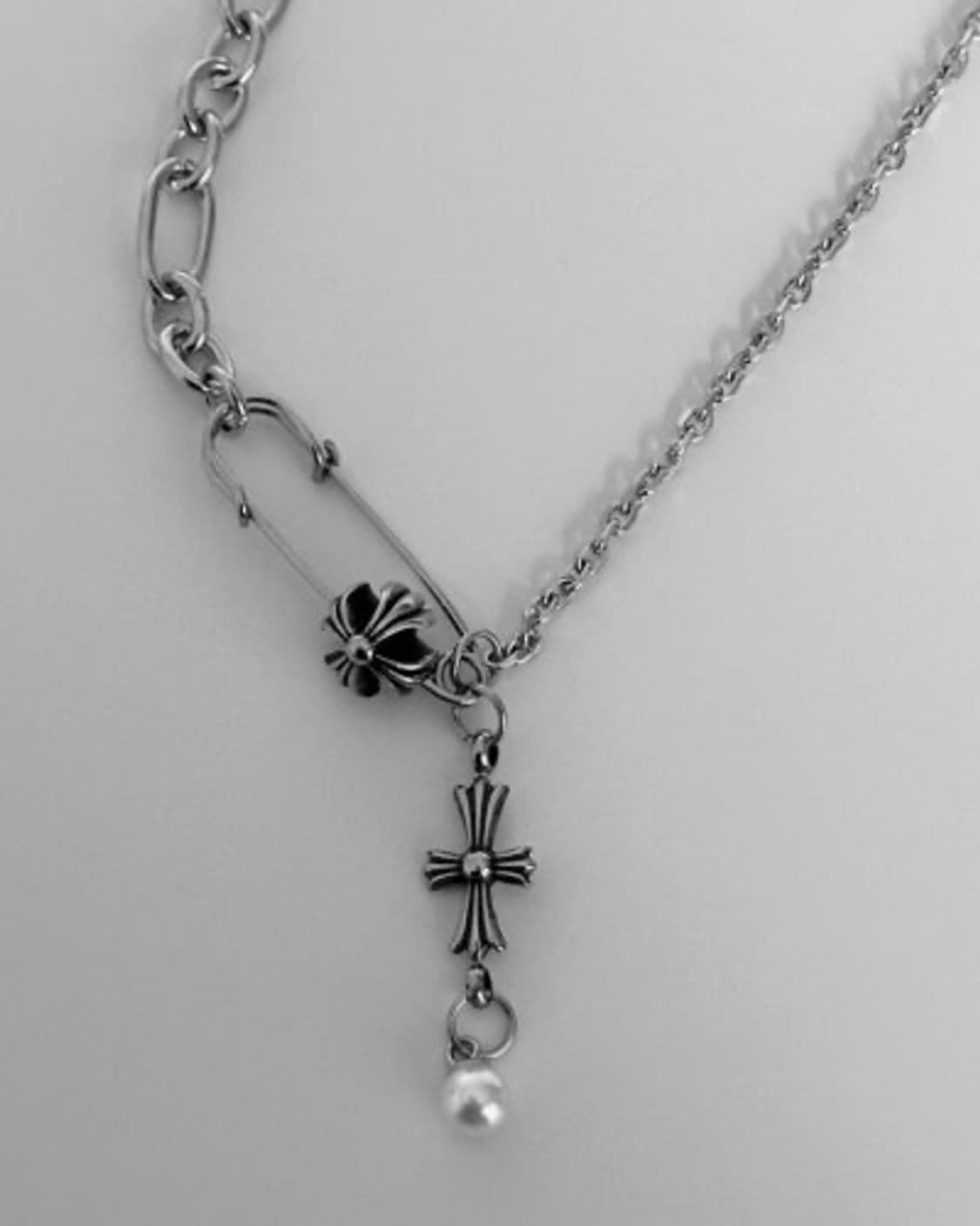 오퓨즈 ofuse  pearl drop neckl 목걸이 상품이미지2