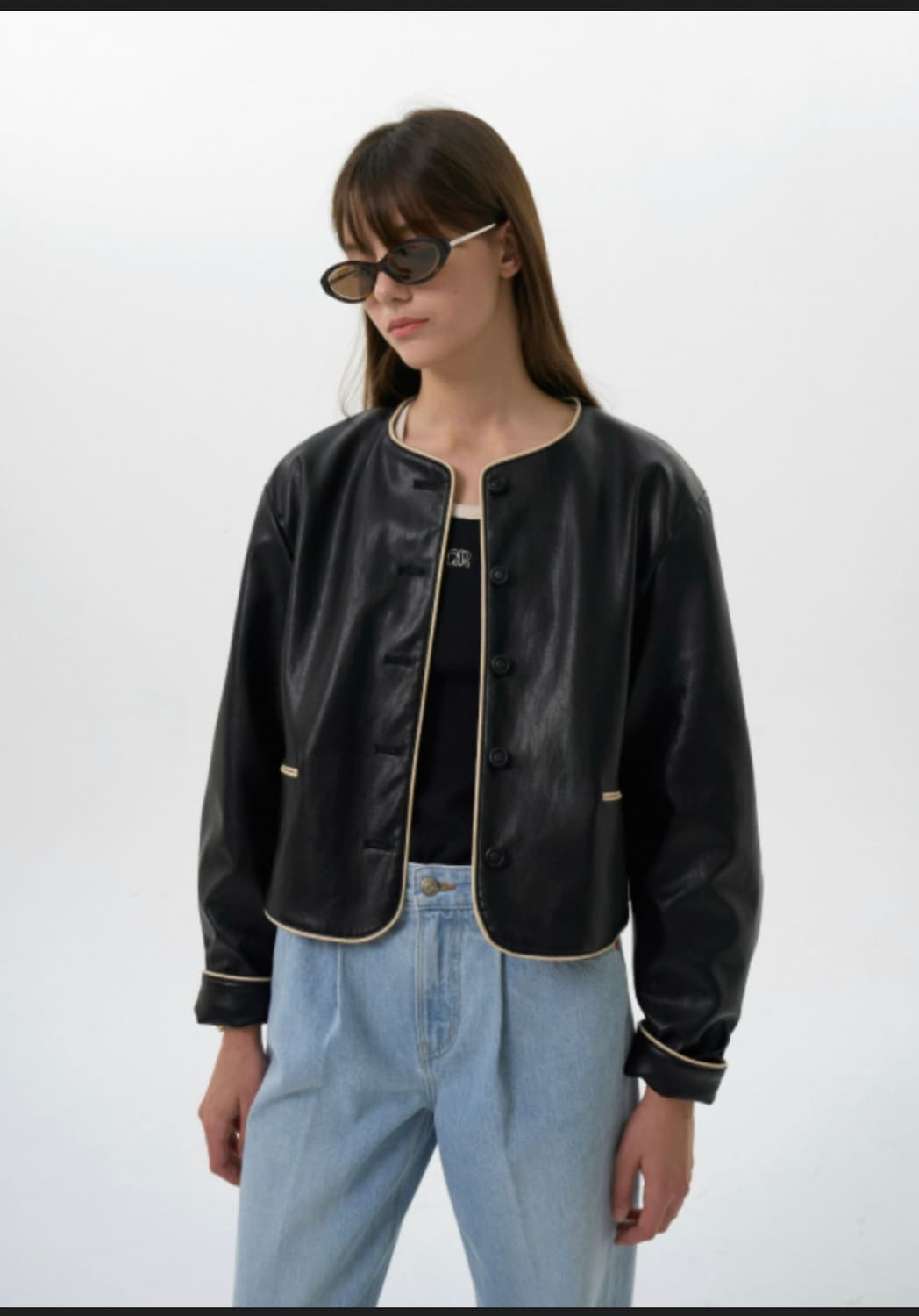 그로브 레더자켓 상품이미지1