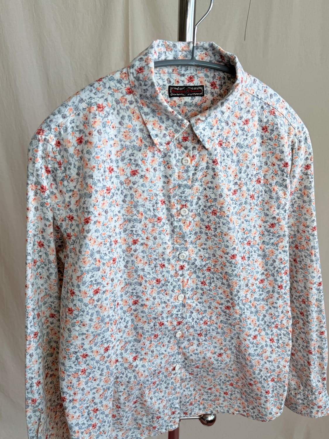 Sunny Clouds 플라워 프린팅 셔츠 상품이미지3