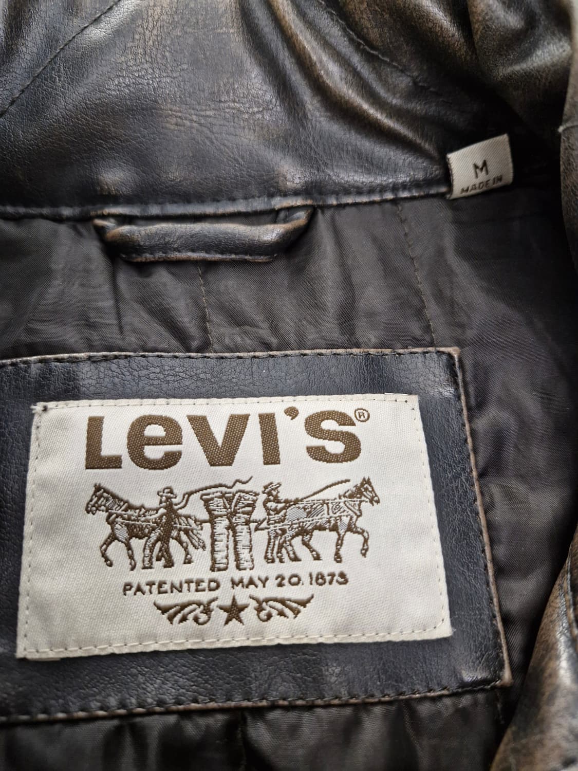 Levi's 리바이스 M65필드 레더 자켓 다크브라운 상품이미지8