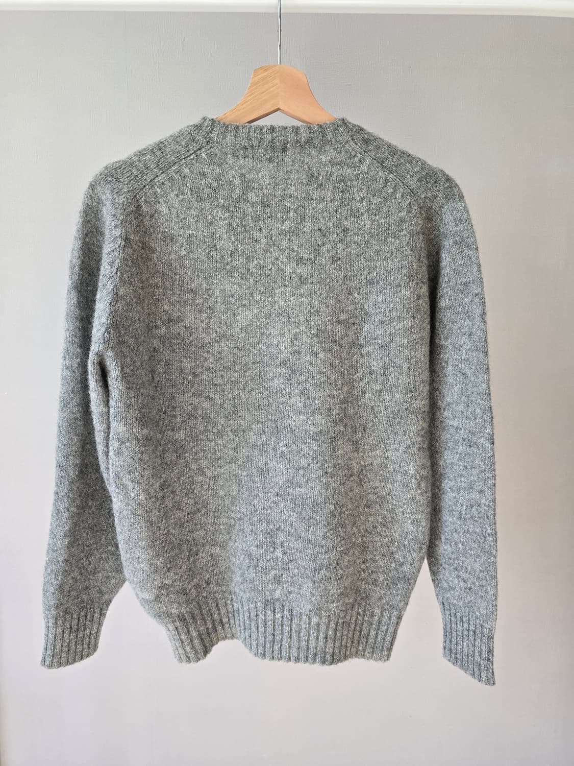 Hunting Stewart 클래식 그레이 울 니트  상품이미지3