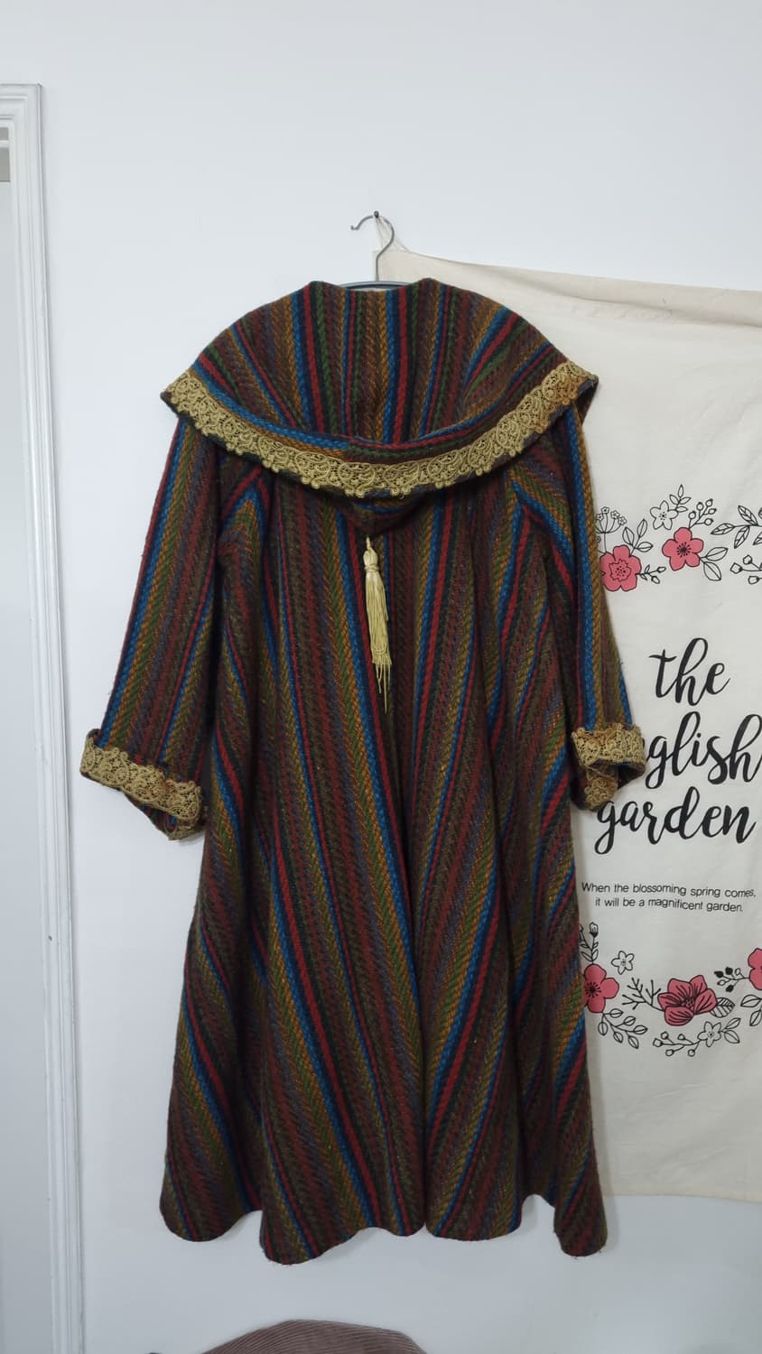 히피스타일 맥시 오버핏 로브 코트 상품이미지5