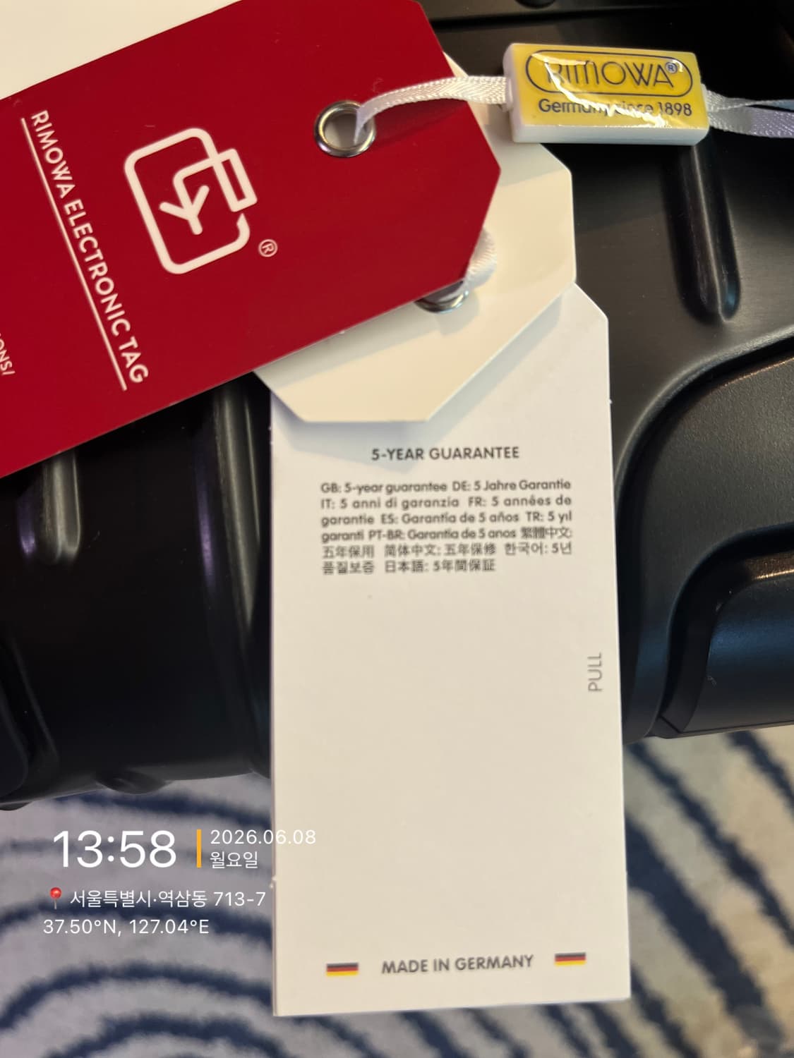 Rimowa Topas Stealth 77 e-tag 미사용 상품이미지10