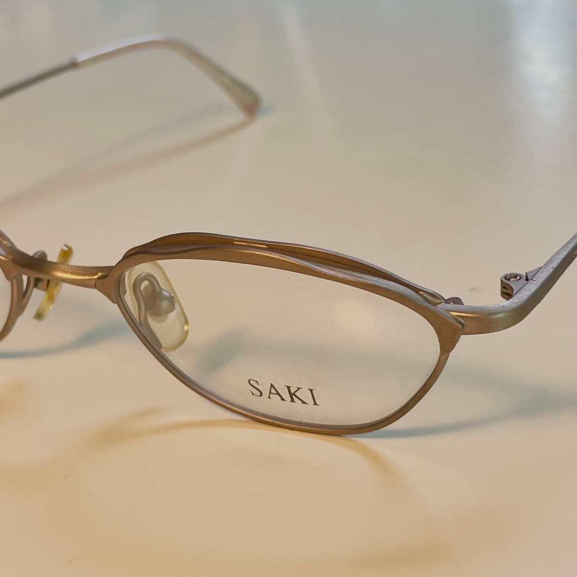 일본의 하우스브랜드 SAKI 사의 빈티지 안경 판매합니다 상품이미지1