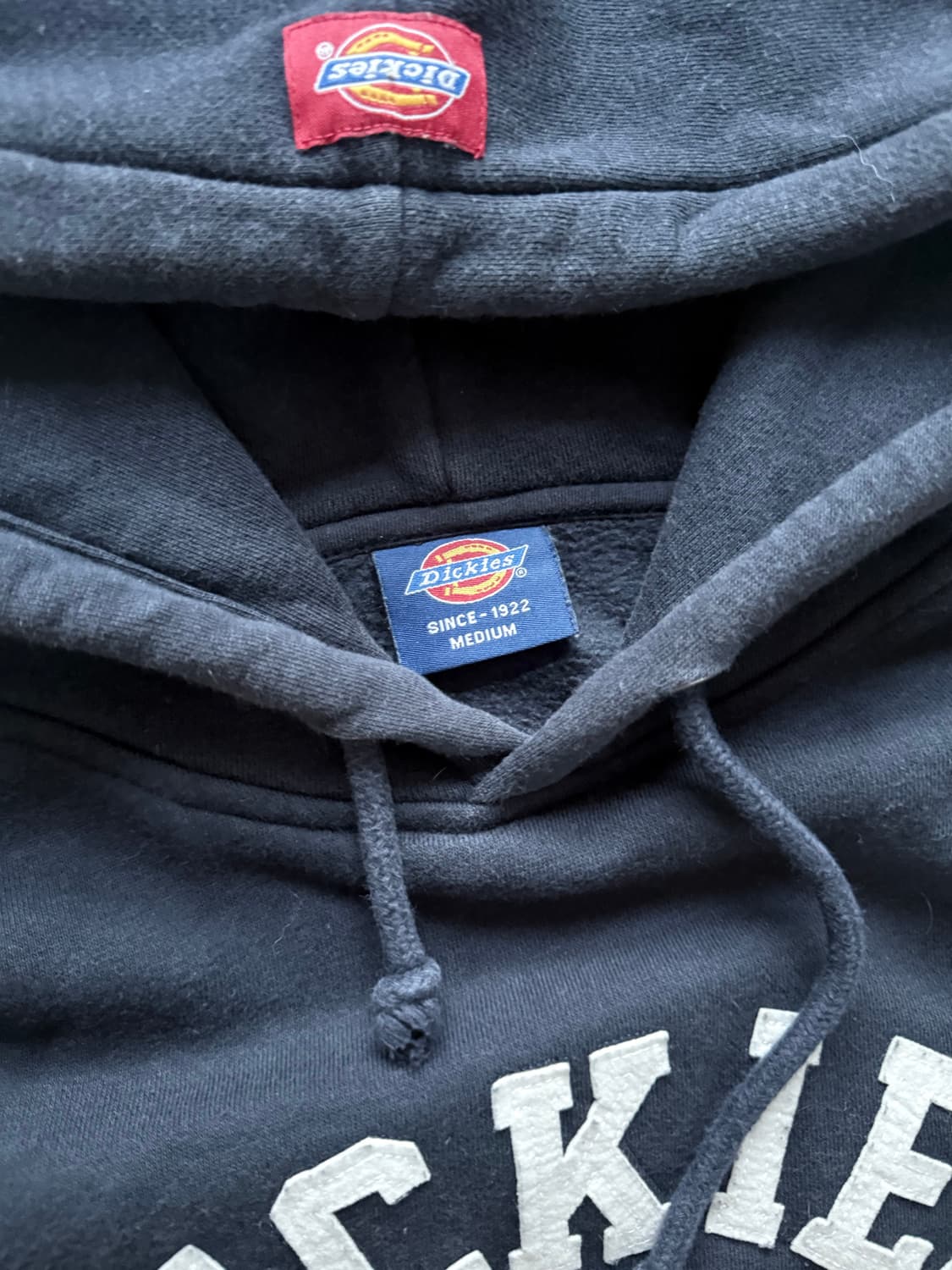 디키즈 중앙 자수 로고 네이비 후드티 상품이미지7