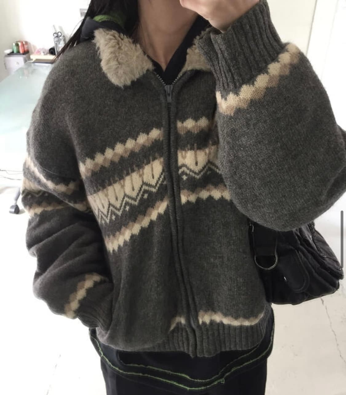 Mountain fur zip up  상품이미지2