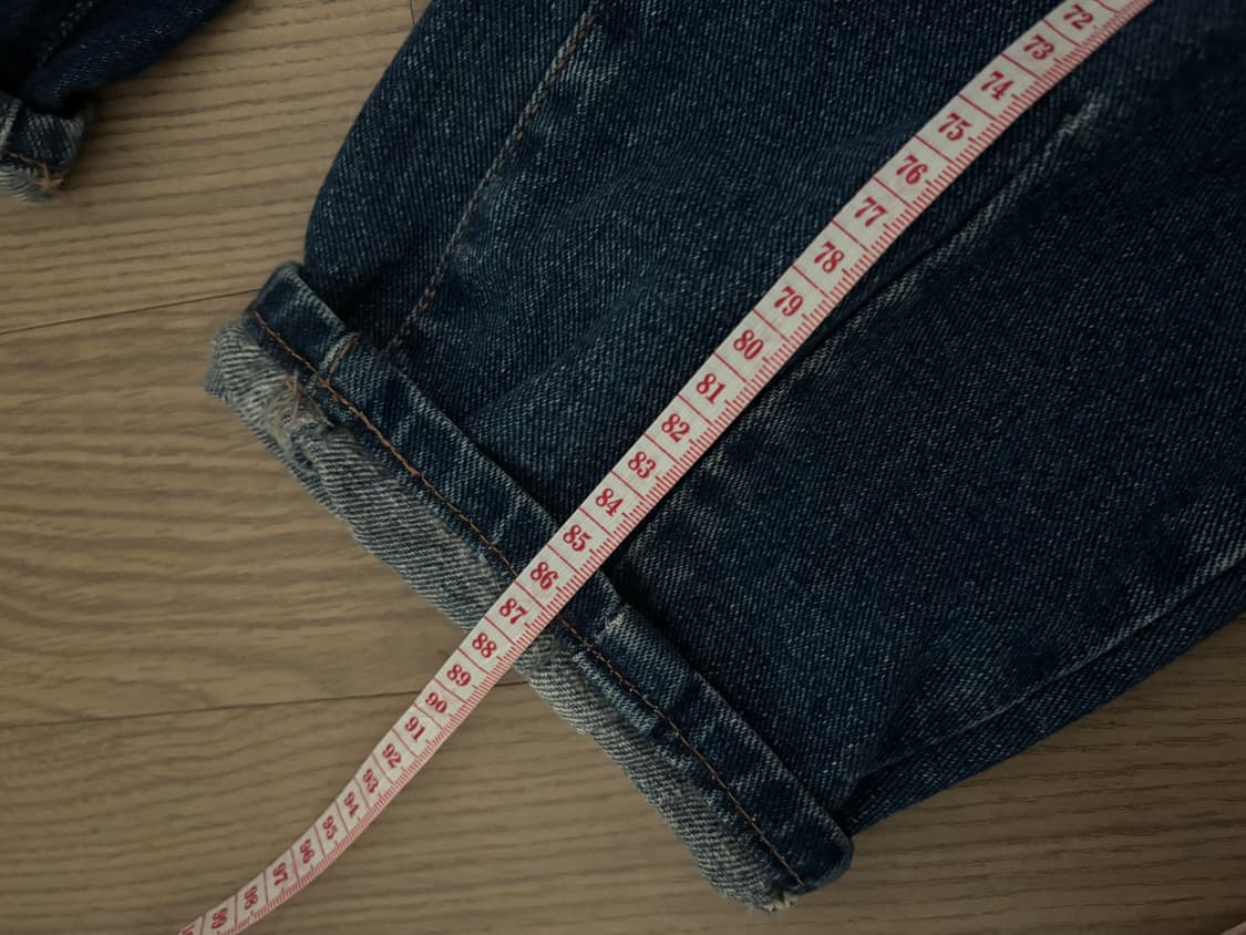 세상 힙한 코리아브랜드 힙합 중청바지 여성 66~66반 키작녀 추천 상품이미지10