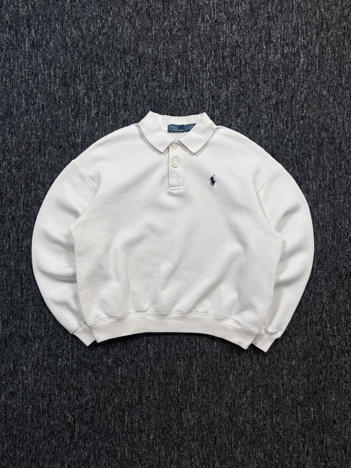 폴로 크롭 풀오버 스웻 셔츠 맨투맨 상품이미지3