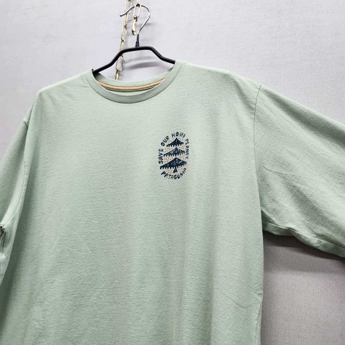 파타고니아 백 빅로고 반팔티 L(L~XL) 상품이미지3