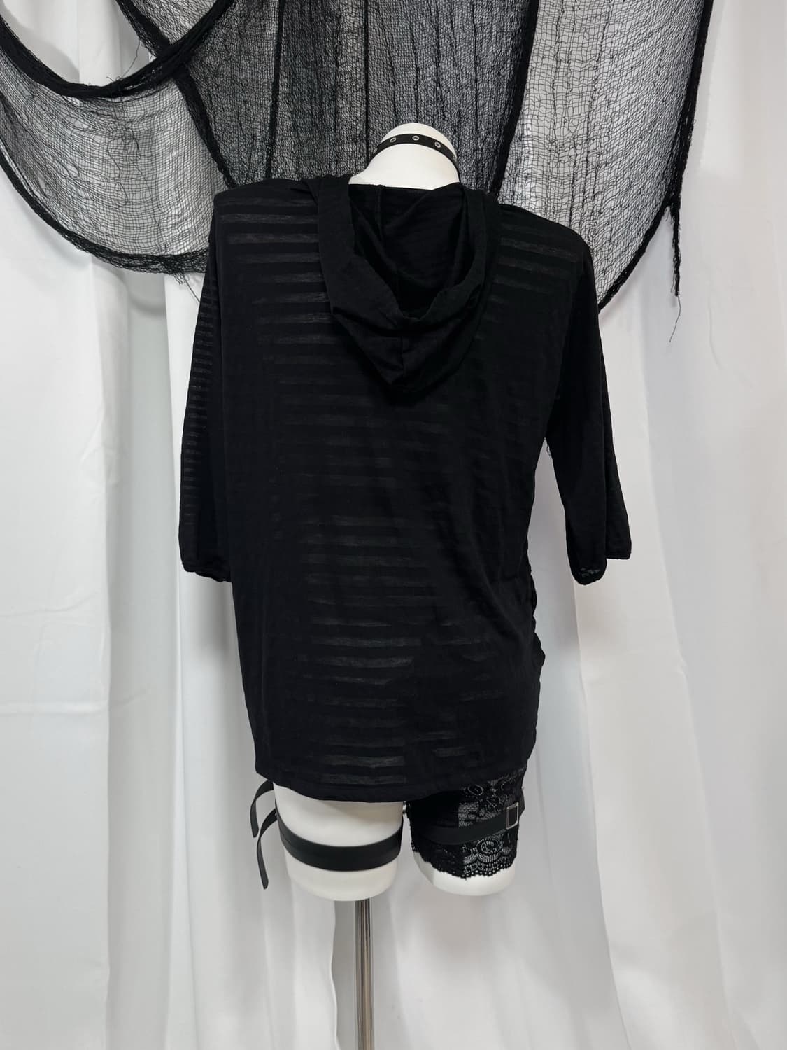 stripe hood zip up 상품이미지2