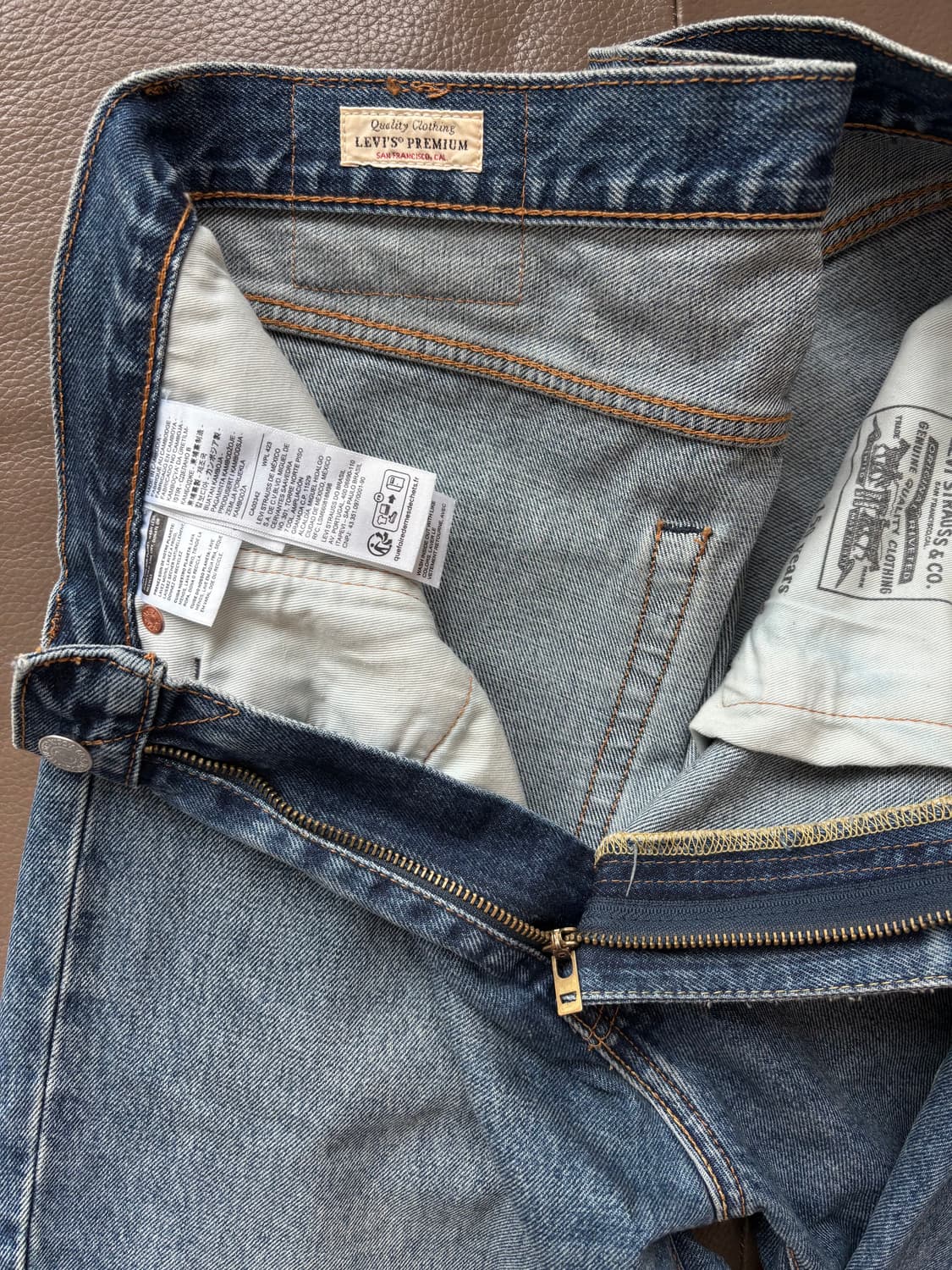 리바이스 568 루즈 스트레이트 핏 진 32WX30L(실측33) 상품이미지4