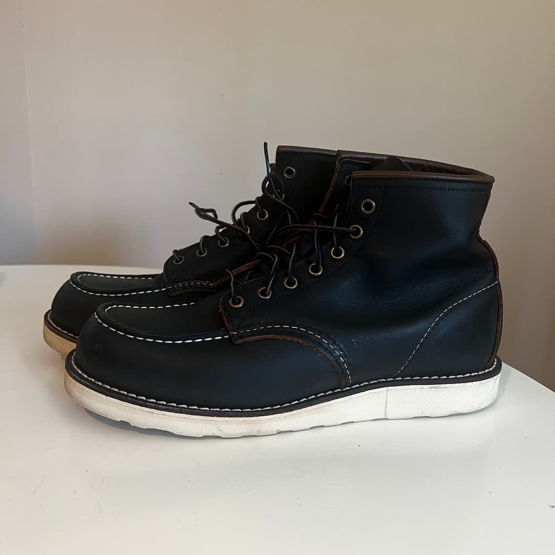 레드윙 6인치 클래식 목 블랙 프레리 부츠 상품이미지2