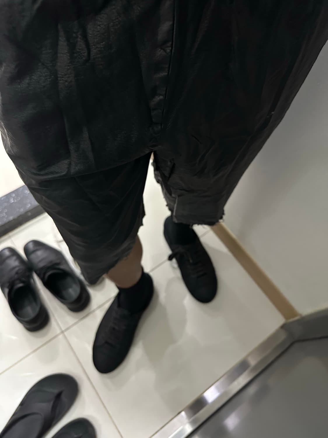 마르지엘라 mm6 버뮤다 레더 팬츠 M 상품이미지5