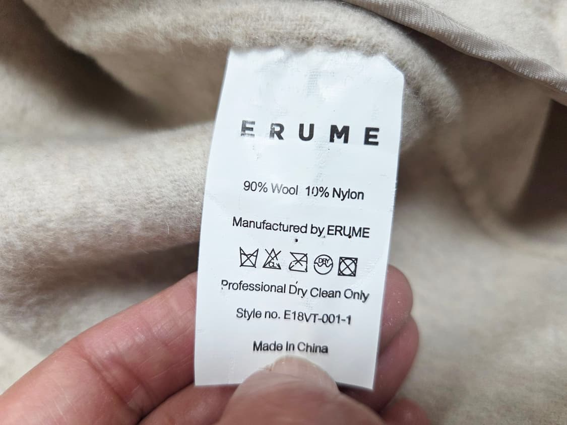 이루미(ERUME) 핸드메이드 베스트 울자켓 프리사이즈 상품이미지7