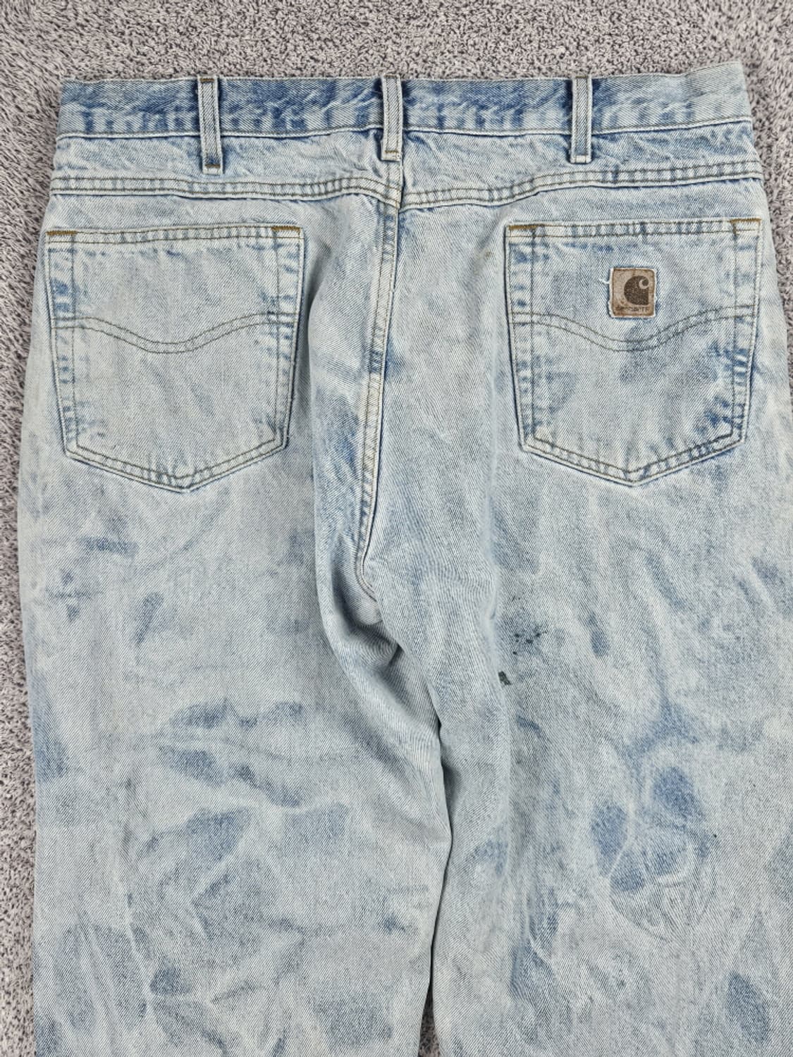 칼하트 헤비 플란넬 워시드 데님 워크 팬츠 ( 36X30 )/ 10518 상품이미지9