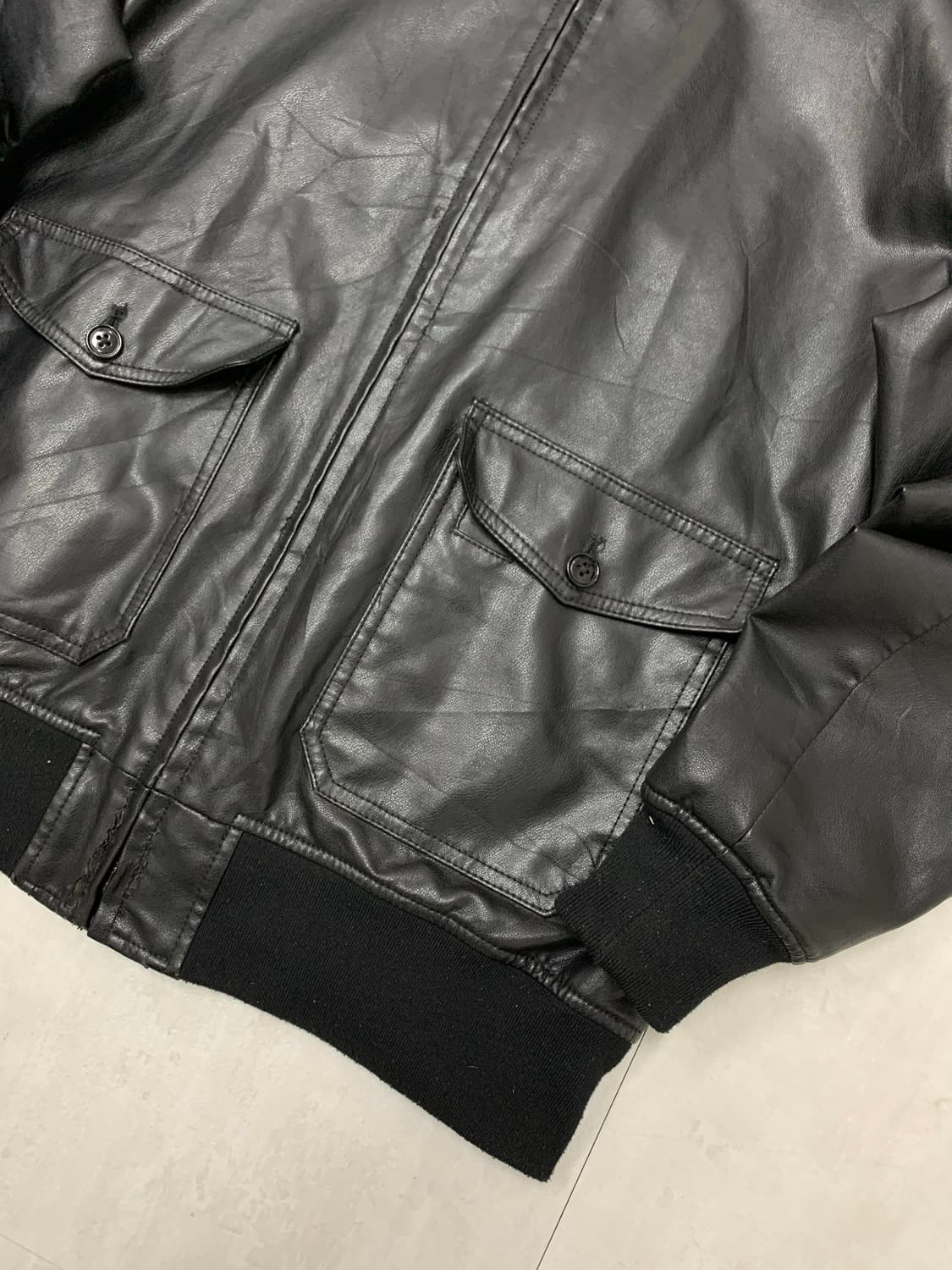 알파인더스트리 가죽 자켓 상품이미지3