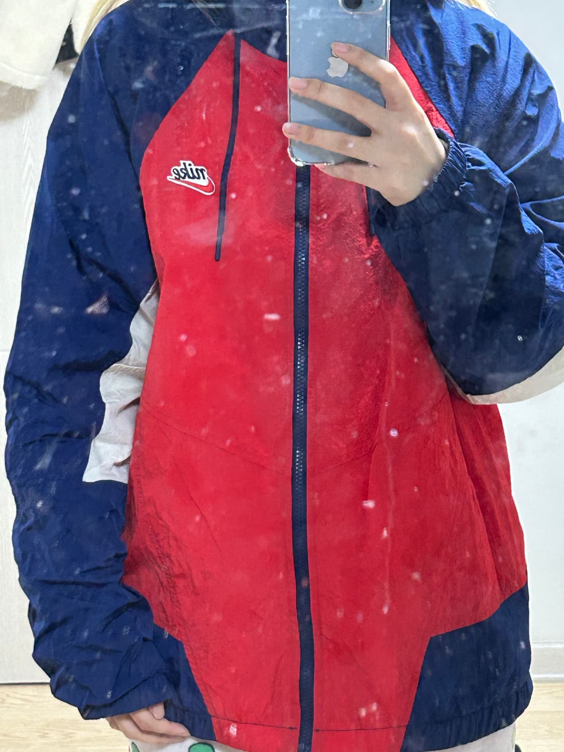 나이키 NSW 빈티지 자수 로고 윈드러너 후드 자켓 레 상품이미지2