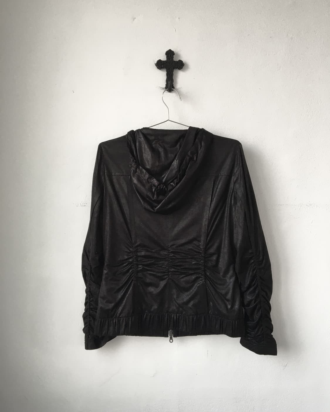Fabric point hood zip up 상품이미지4