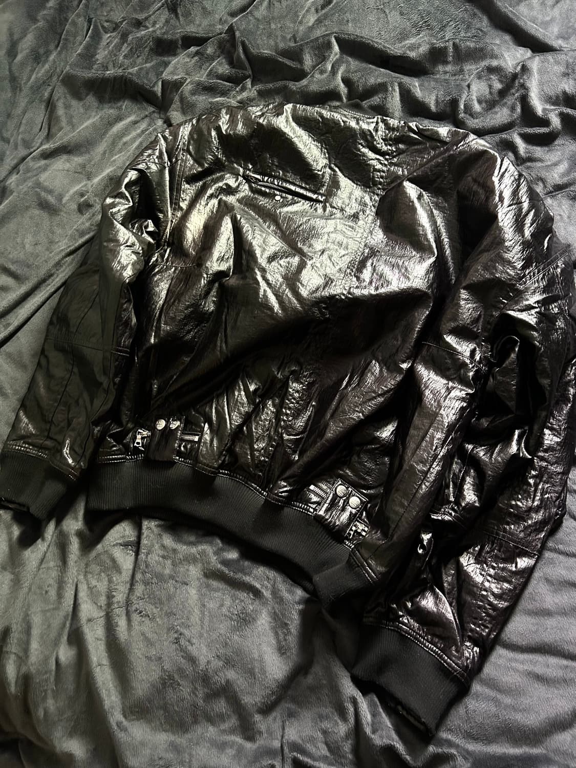 Flight Nylon Bomber Zip Sweat Shirts 상품이미지7