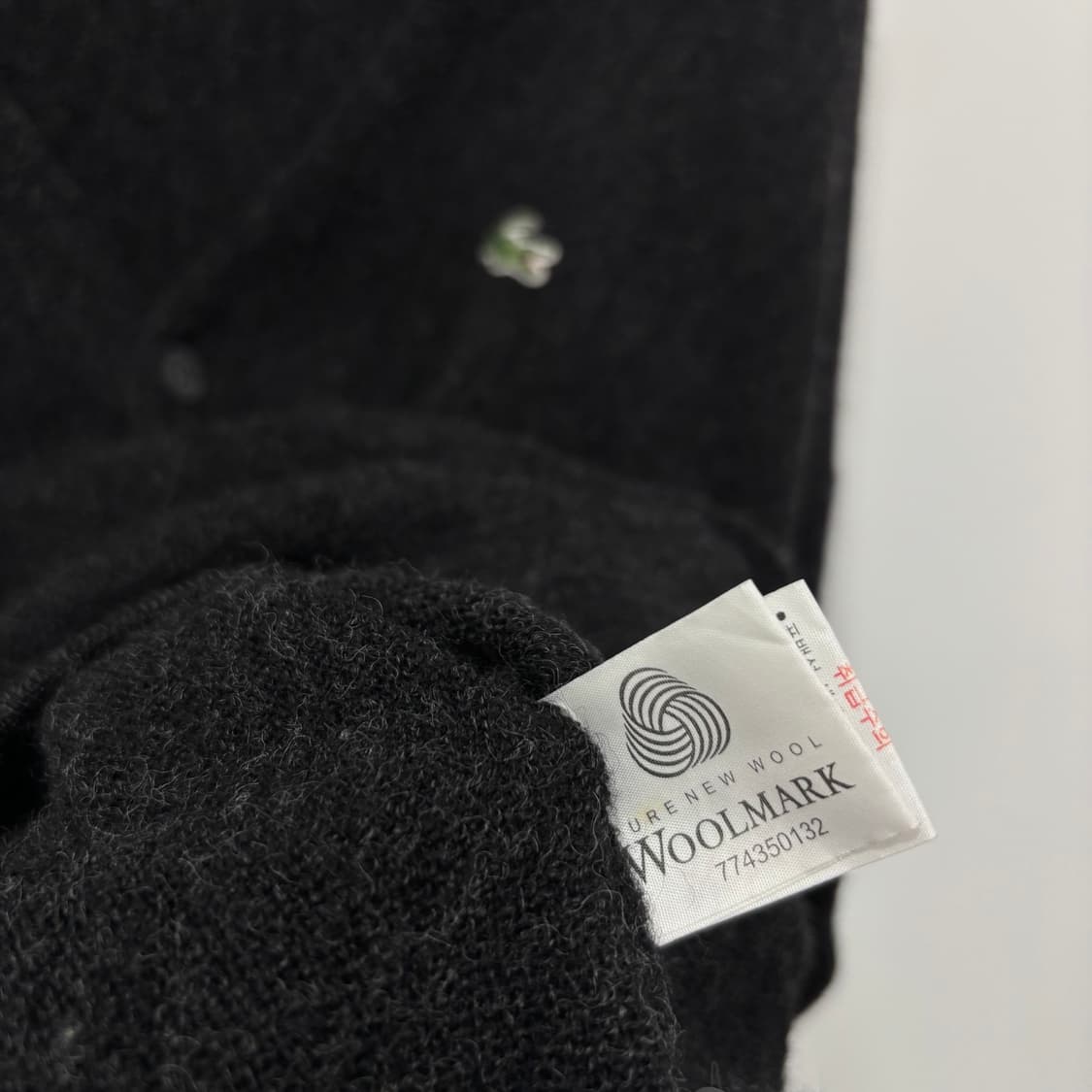 Lacoste 로고패치 여성 울 가디건 상품이미지9