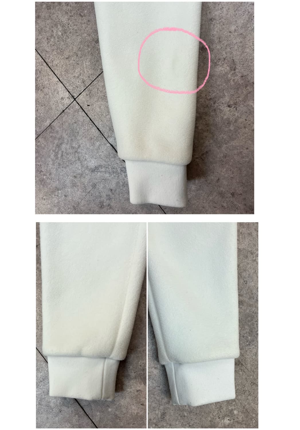 디스커버리 덕다운 플리스 후드 자켓 아이보리 90 #csz3317  상품이미지10