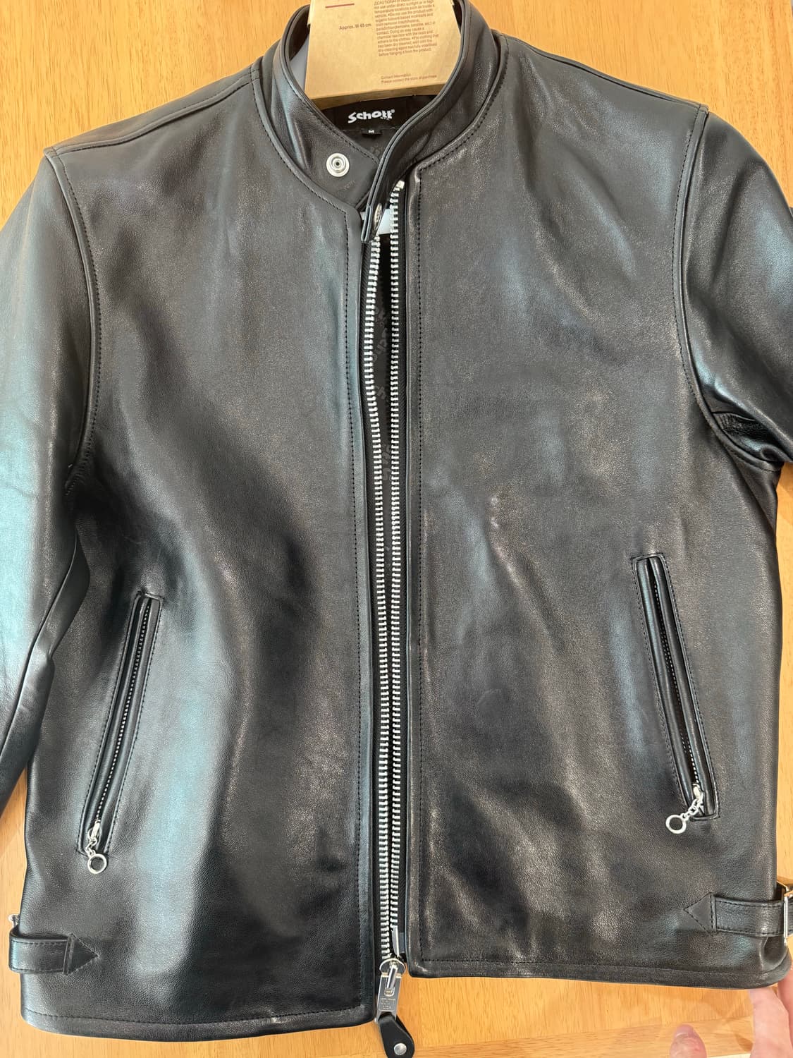 쇼트 가죽자켓 상품이미지1