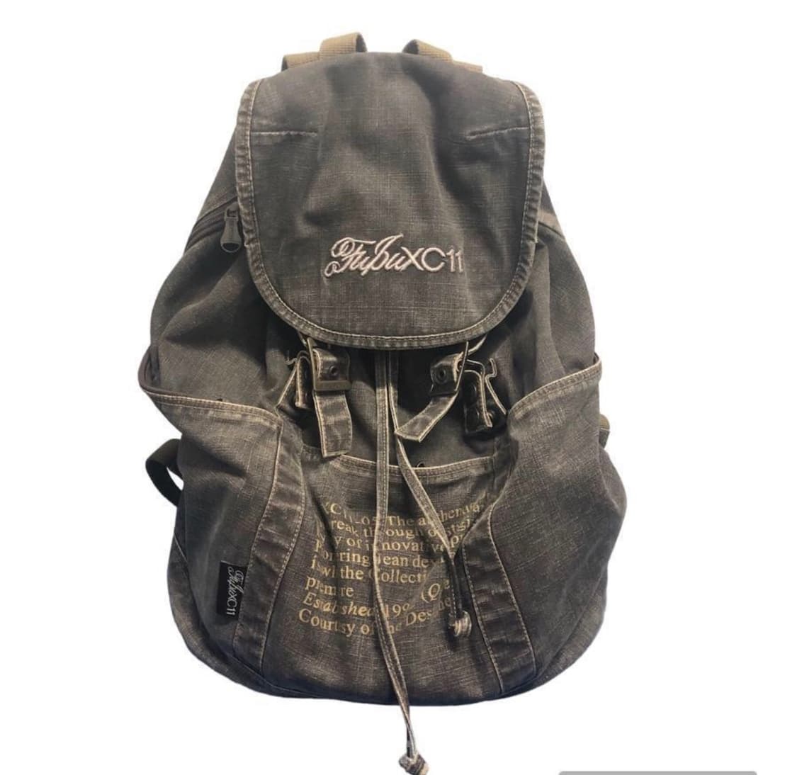 빈티지 fubu 데님 백팩 상품이미지1