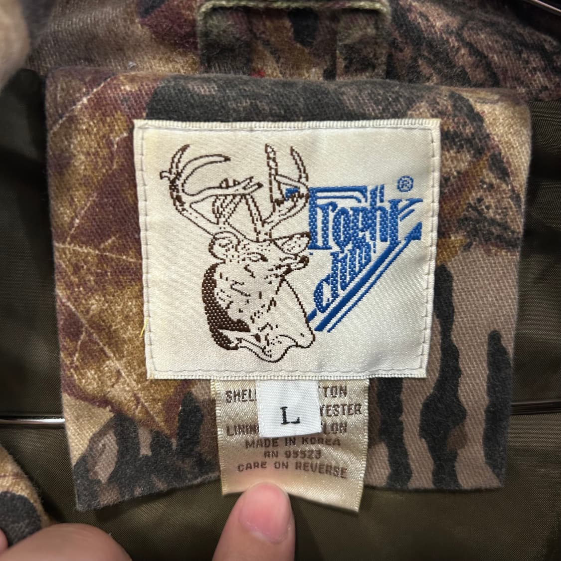 트로피클럽 래글런 리얼트리 후드 헌팅자켓 상품이미지3