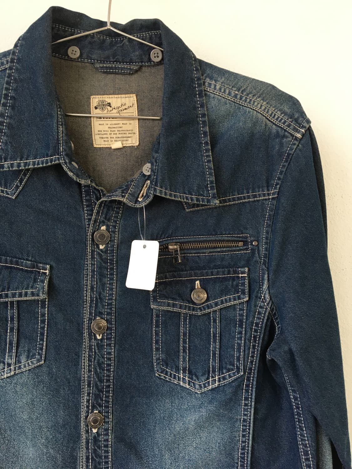 Stitch point denim shirt 상품이미지4