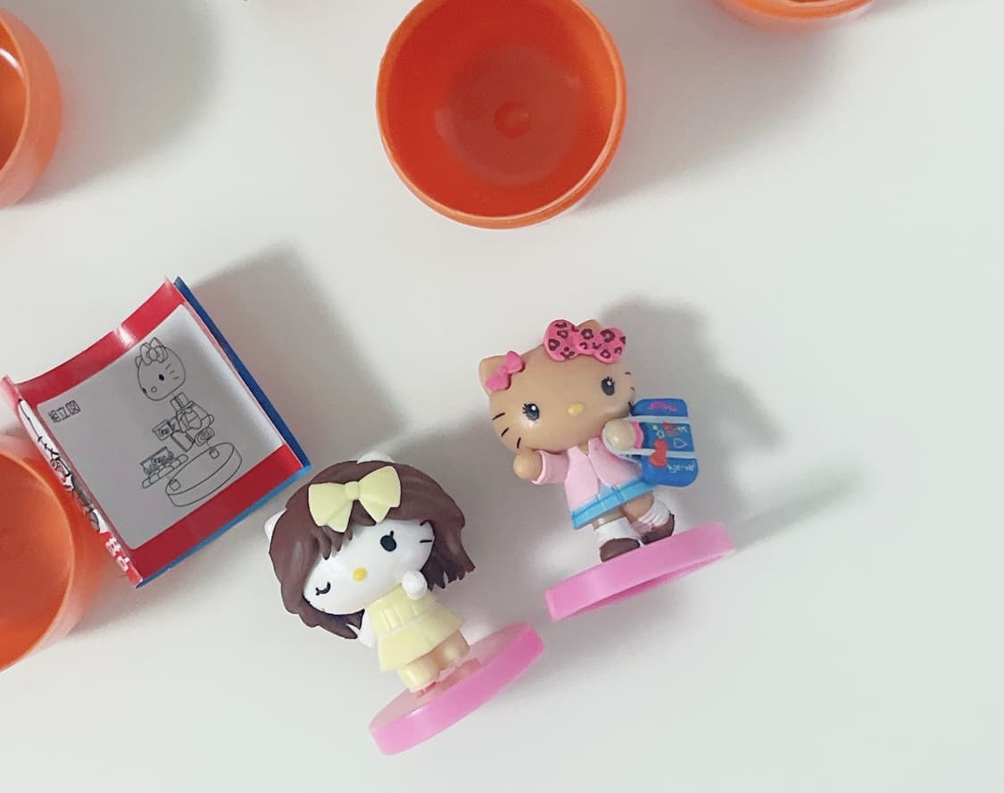 일괄 키티 초코에그 피규어 갸루교복 레이싱 후루타 키티 상품이미지1