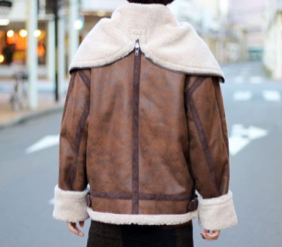 F) perverze 퍼버즈 후드 무스탕 상품이미지7