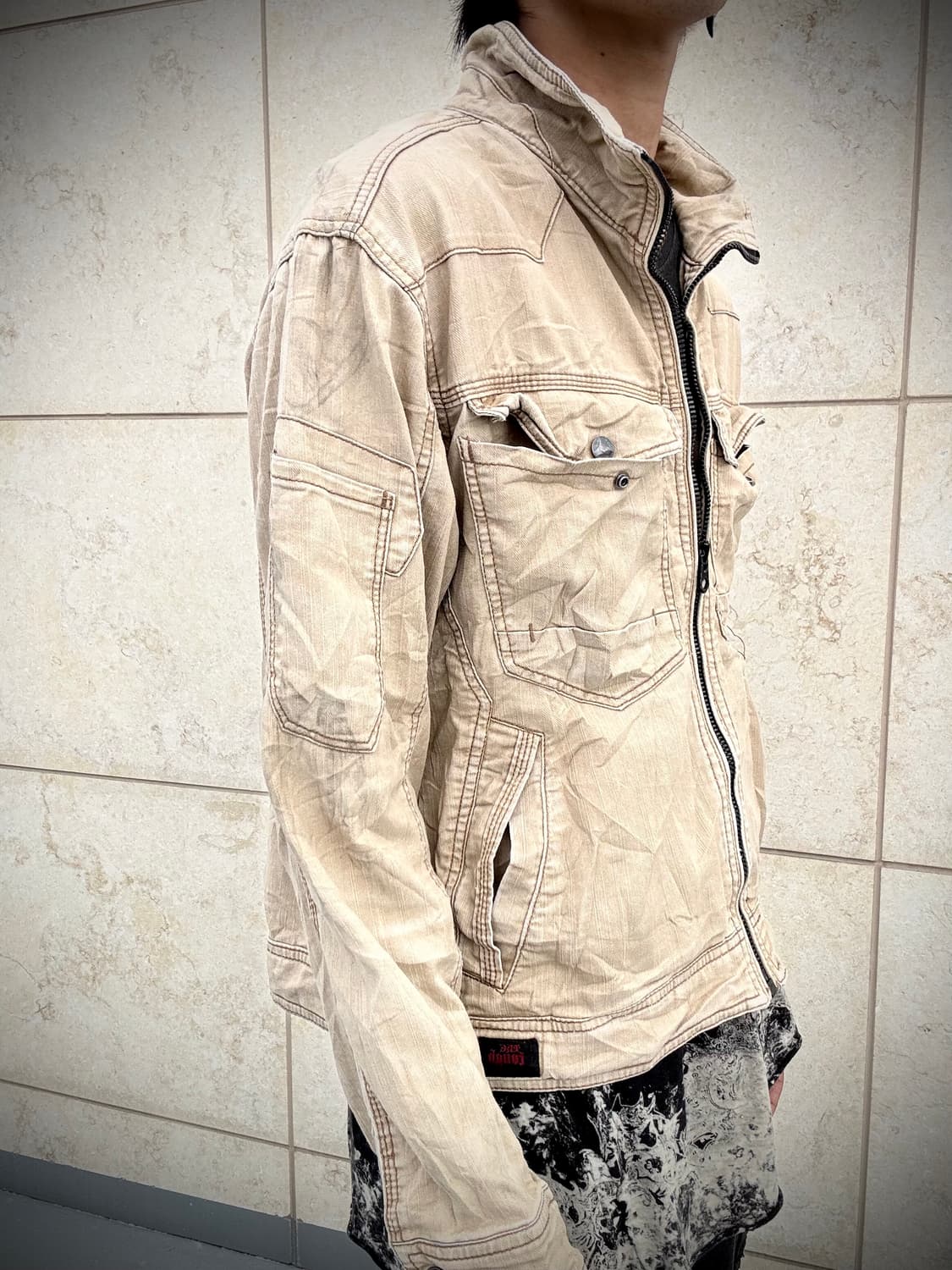 “Vintage” Y2K Mood Beige JK 상품이미지2