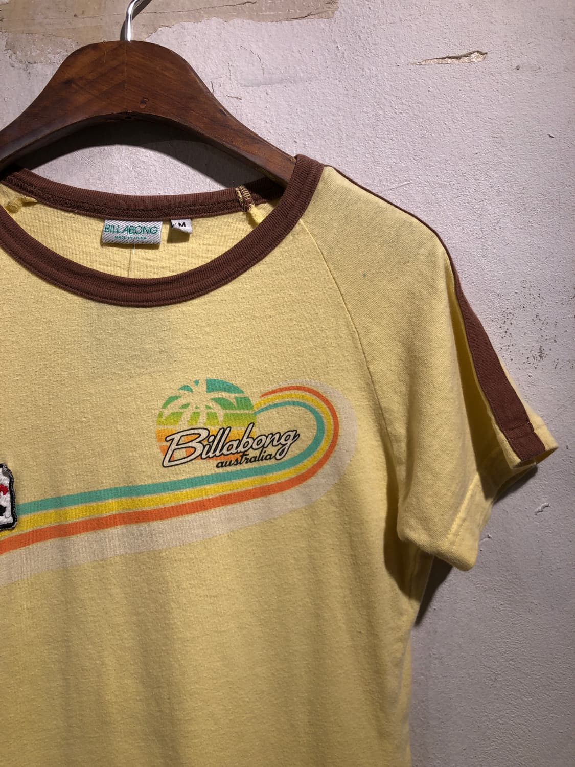 [2213] Billabong yellow sleeve t-shirt 상품이미지3